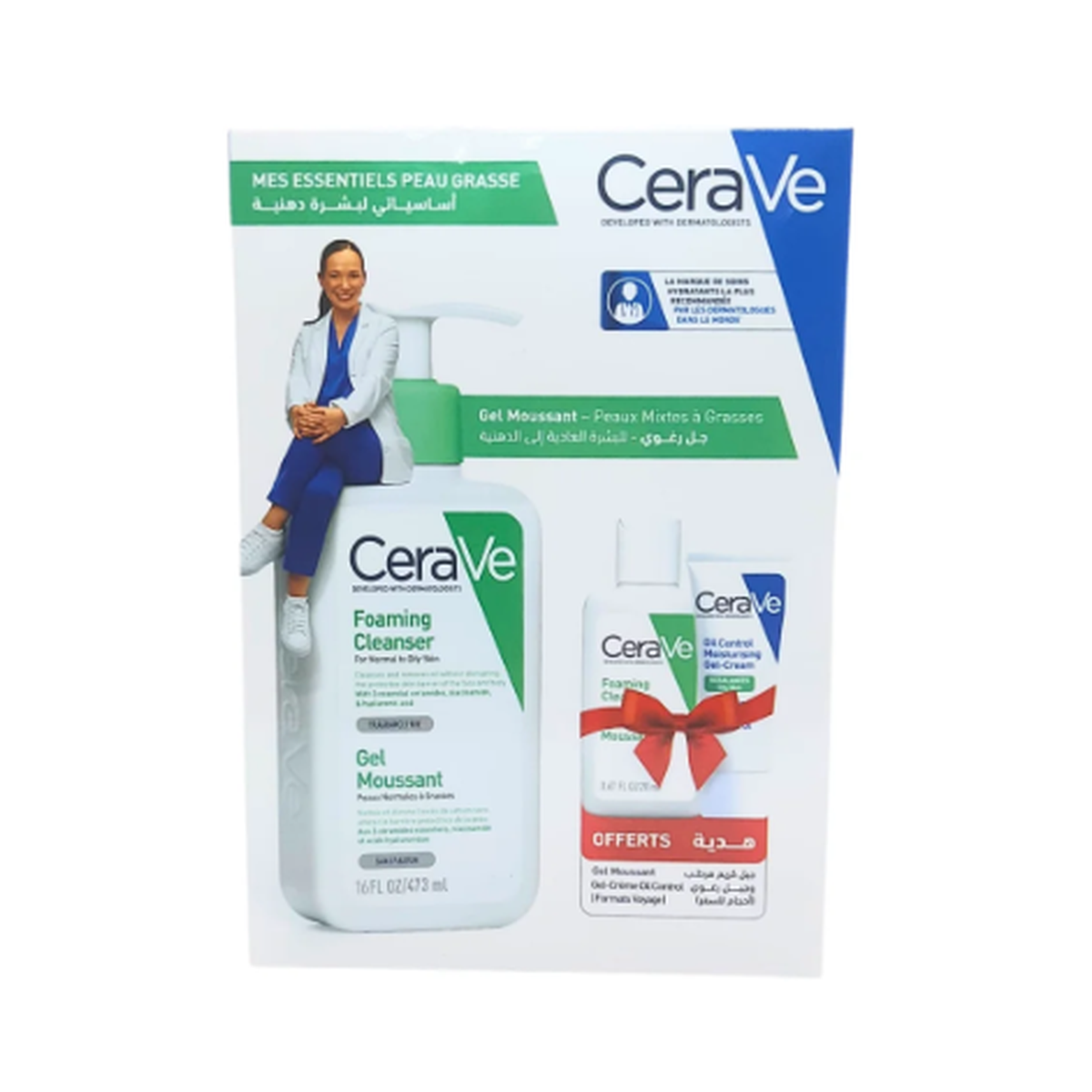 CeraVe Gel Moussant 473ml + Mini Formats Offerts
