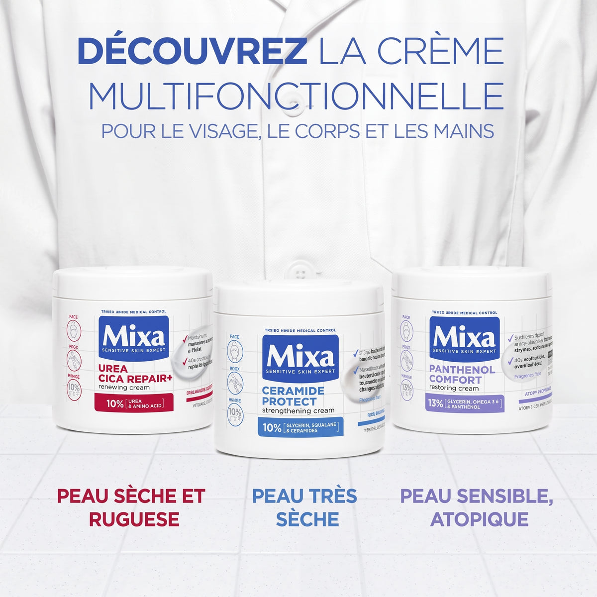 Mixa CRÈME CICA RÉPARATION RÉPARATRICE LISSANTE 400ML