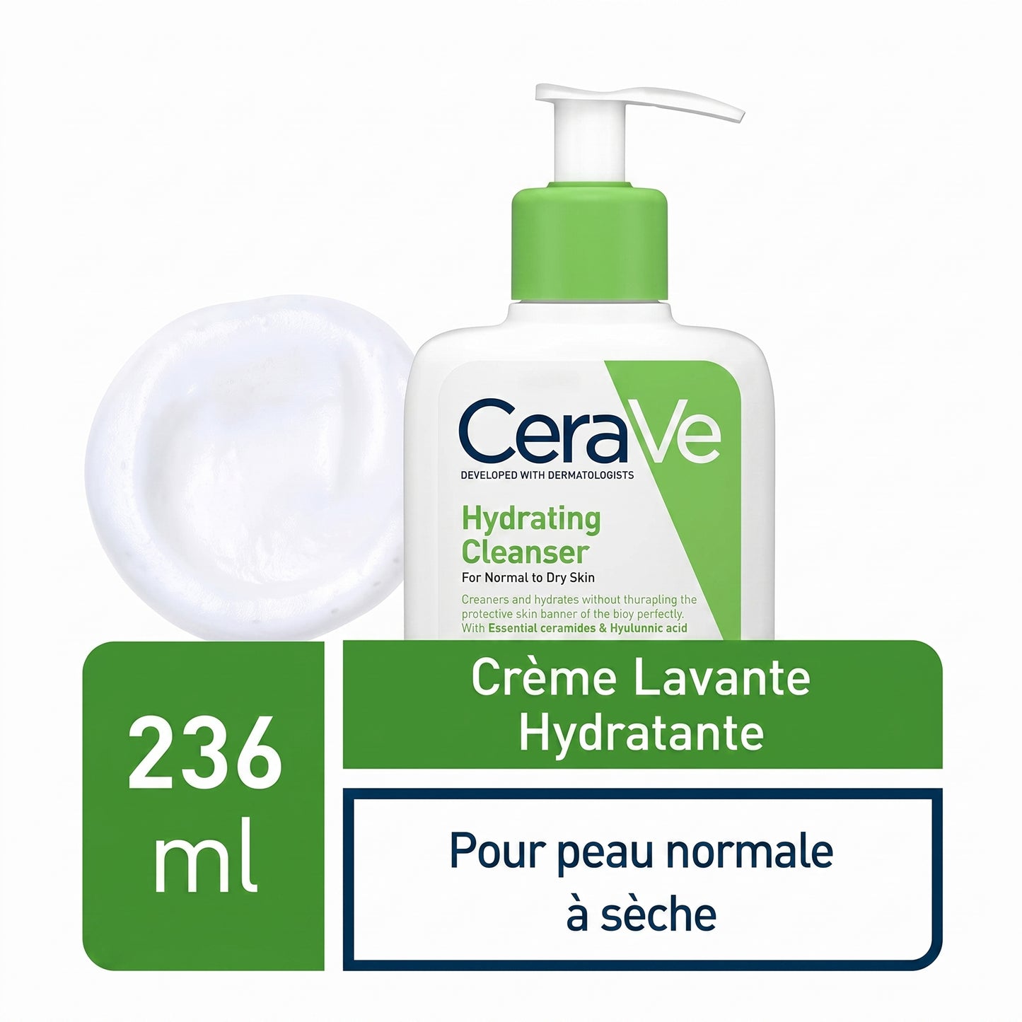 CeraVe Crème Lavante Hydratante 236ml