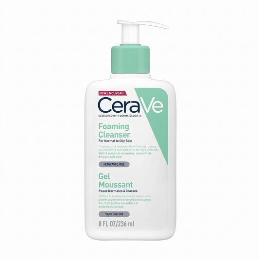 CeraVe Gel Moussant Peaux Normales à Grasses 236 ml