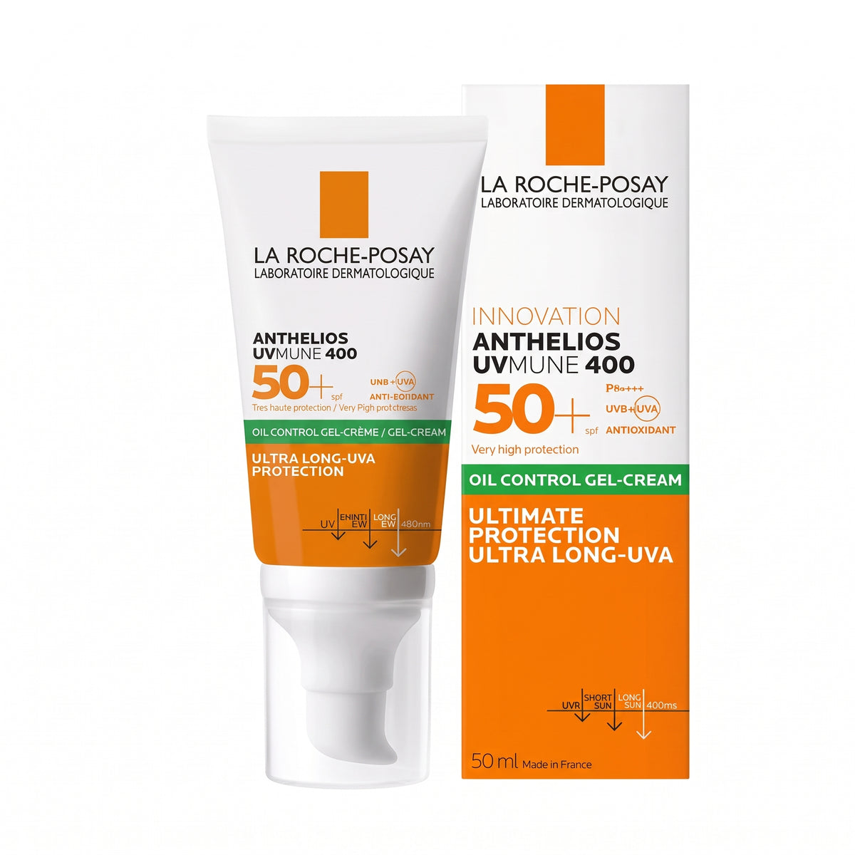 La Roche-Posay Anthelios UVMune 400 Oil Control Gel-Crème SPF50+ 50 ml