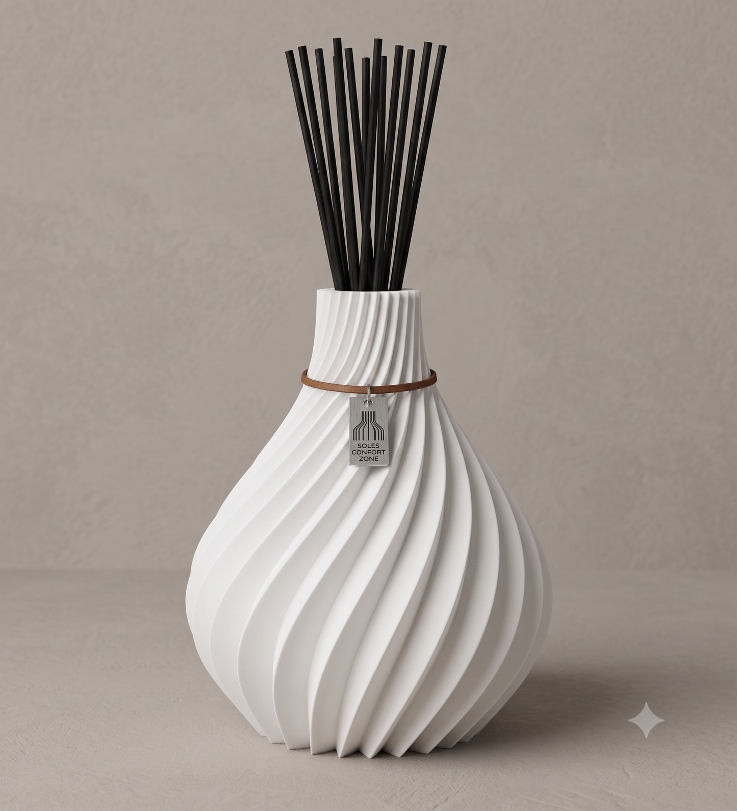 Vase de senteur Sphere – Kit diffuseur de parfum d’intérieur avec de l’huile parfumée et des bâtonnets de senteur