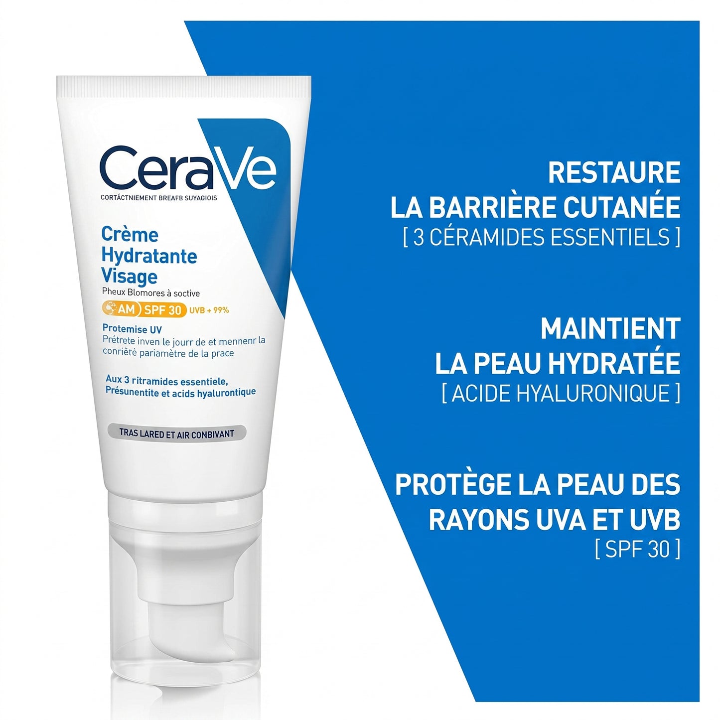 CeraVe Crème Hydratante Visage AM SPF30 52ml