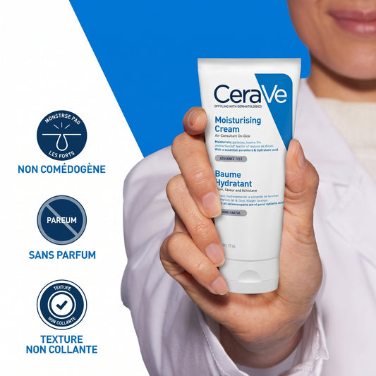 Cerave baume hydratant nourrissant peau sèche à très sèche 177ml