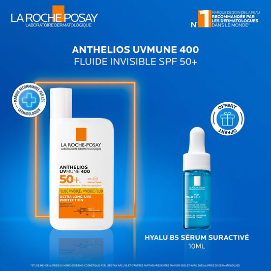 La Roche-Posay Anthelios UVMune 400 SPF50+ + Hyalu B5 Sérum Offert