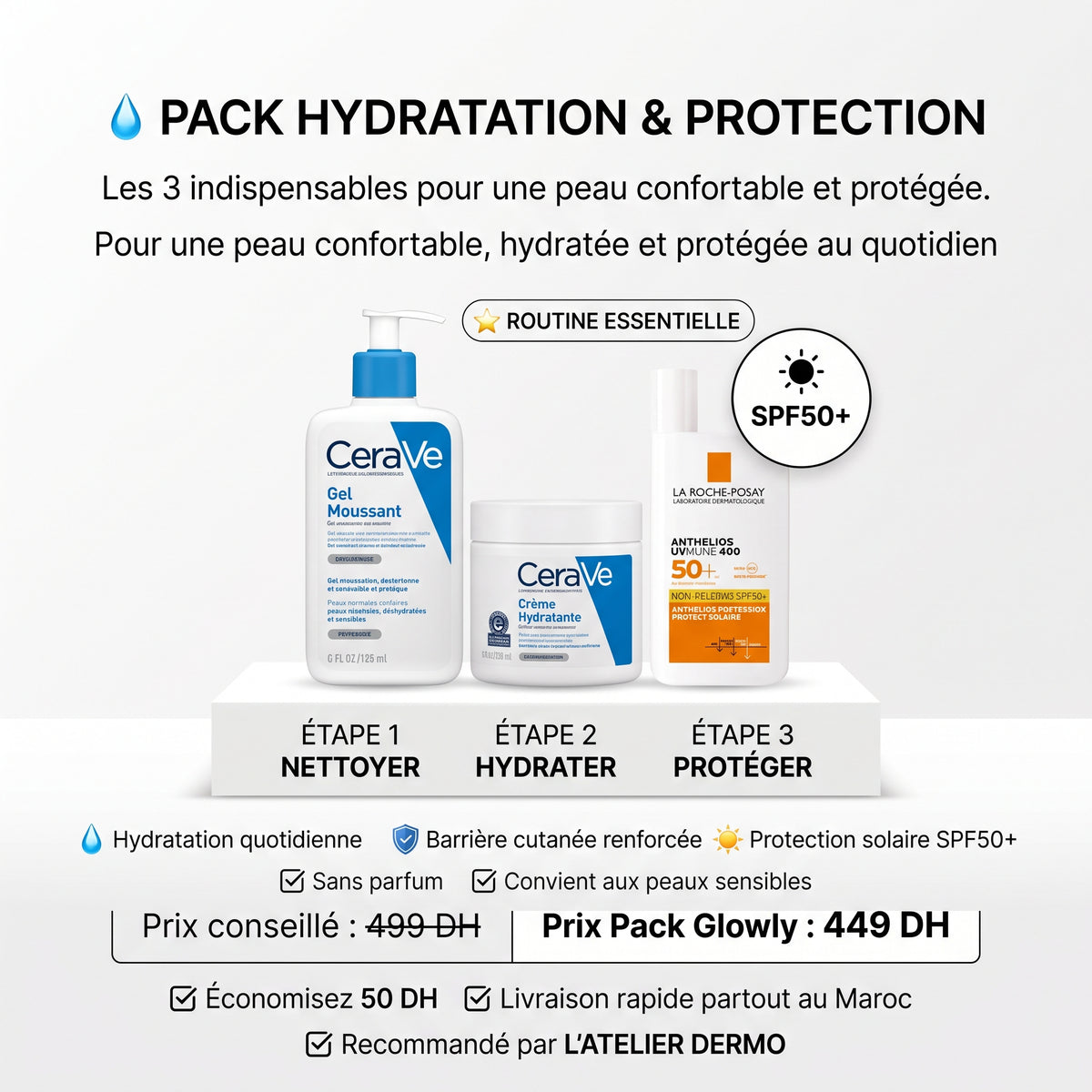 Pack Hydratation & Protection Glowly