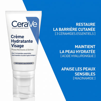 CeraVe Crème Hydratante Visage PM 52ml