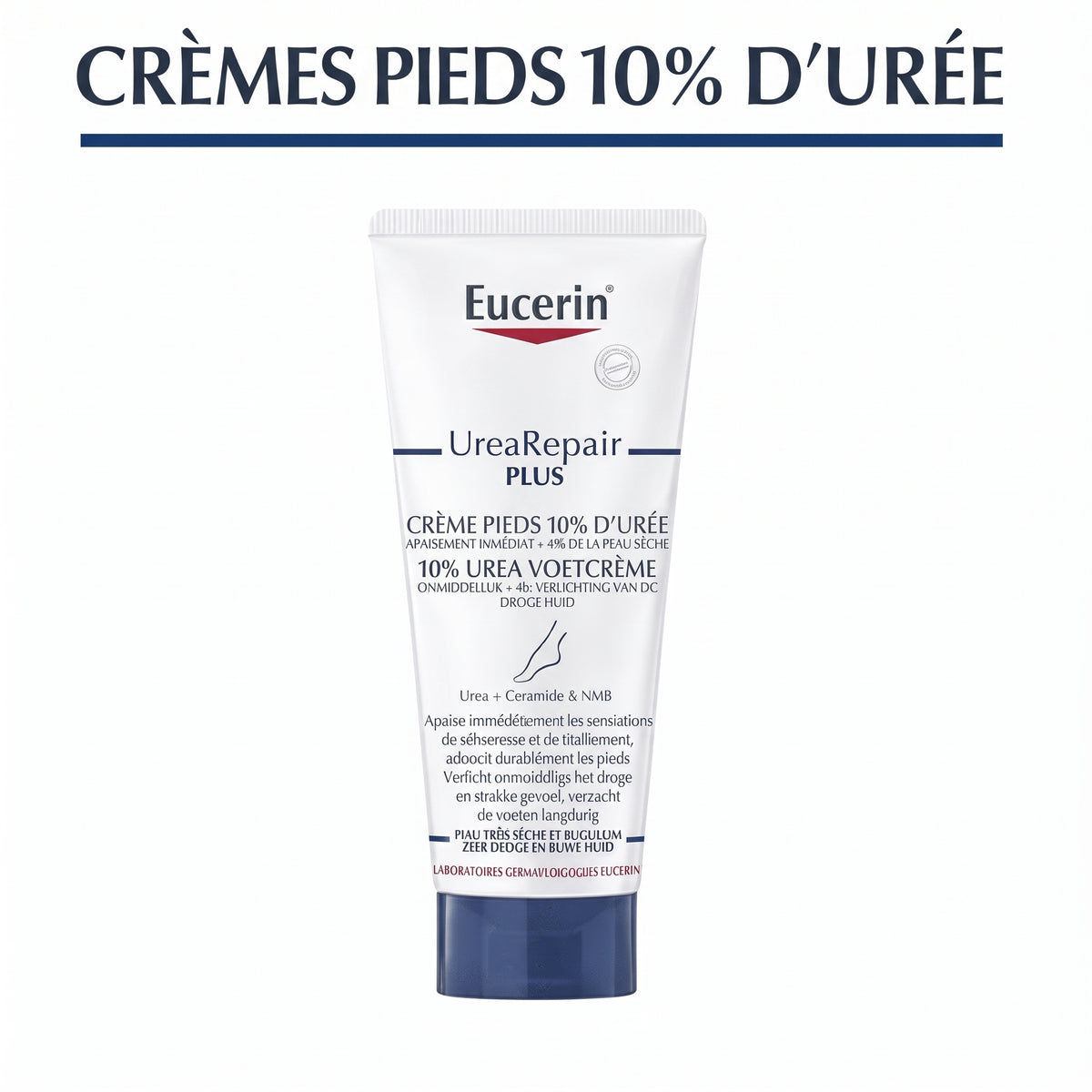Eucerin UreaRepair Plus Crème Pieds 10% d'Urée 100 ml